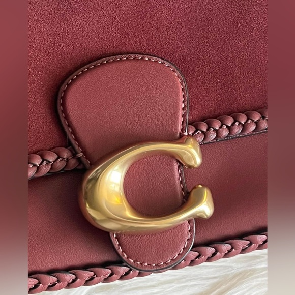 💰SOLD - CJ817 - Coach Soft Tabby Shoulder Bag with Braid - Picture 4 of 13